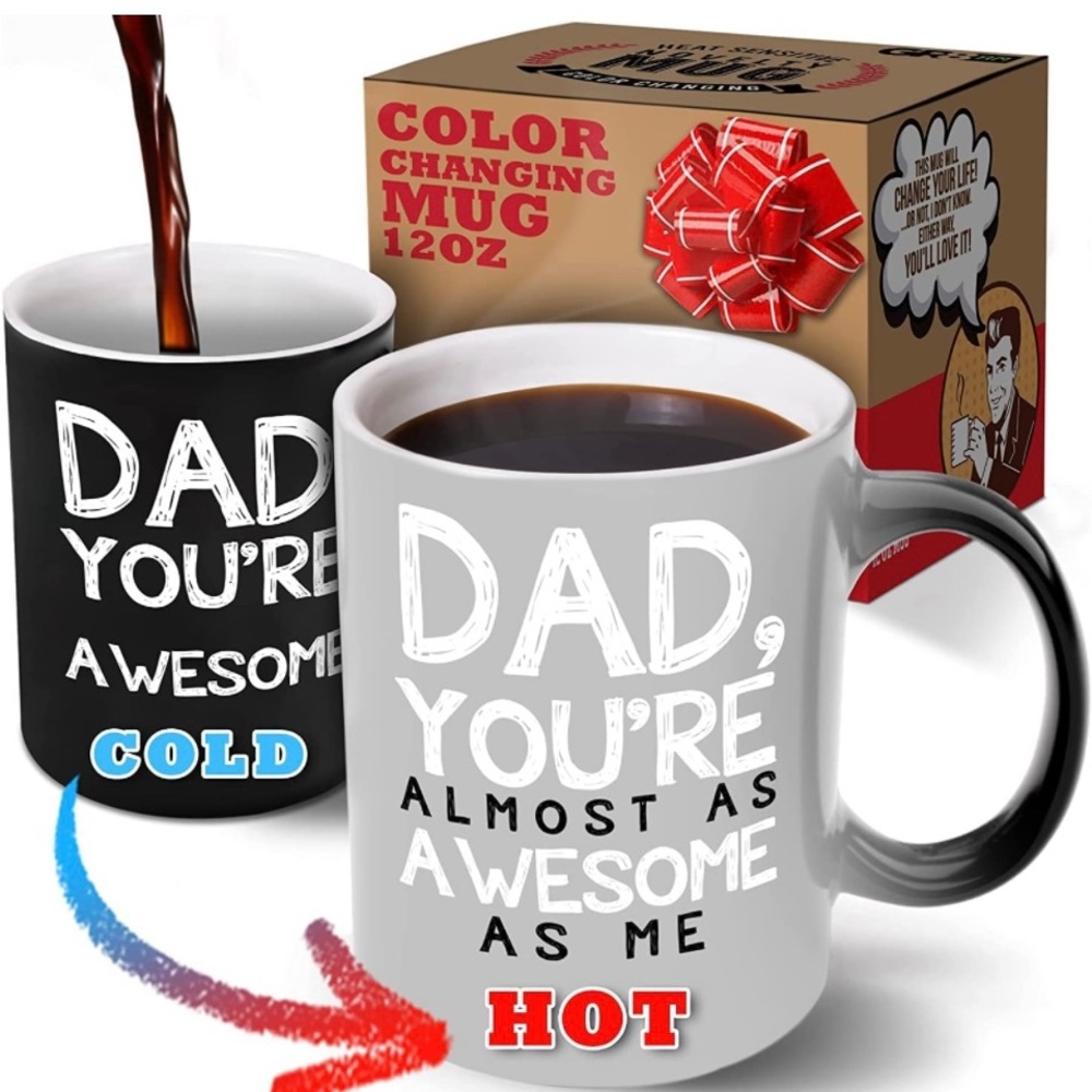 Text Revealing Color Changing Funny Mug 12oz